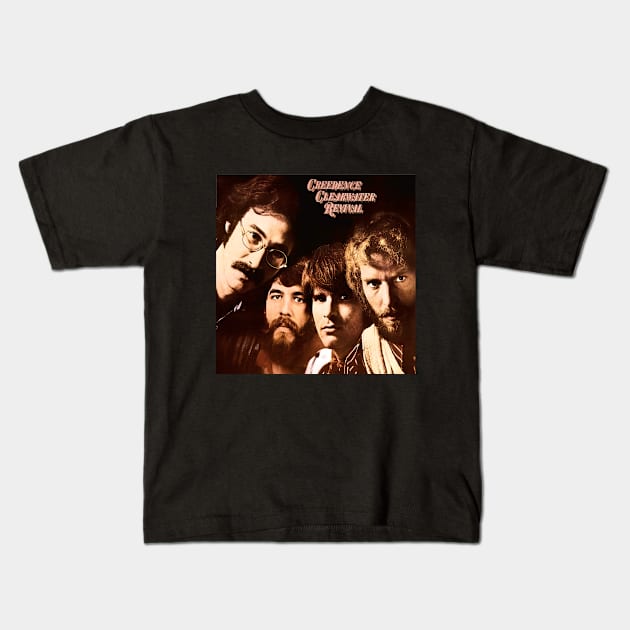 vintage Clearwater Revival Kids T-Shirt by SEKALICE